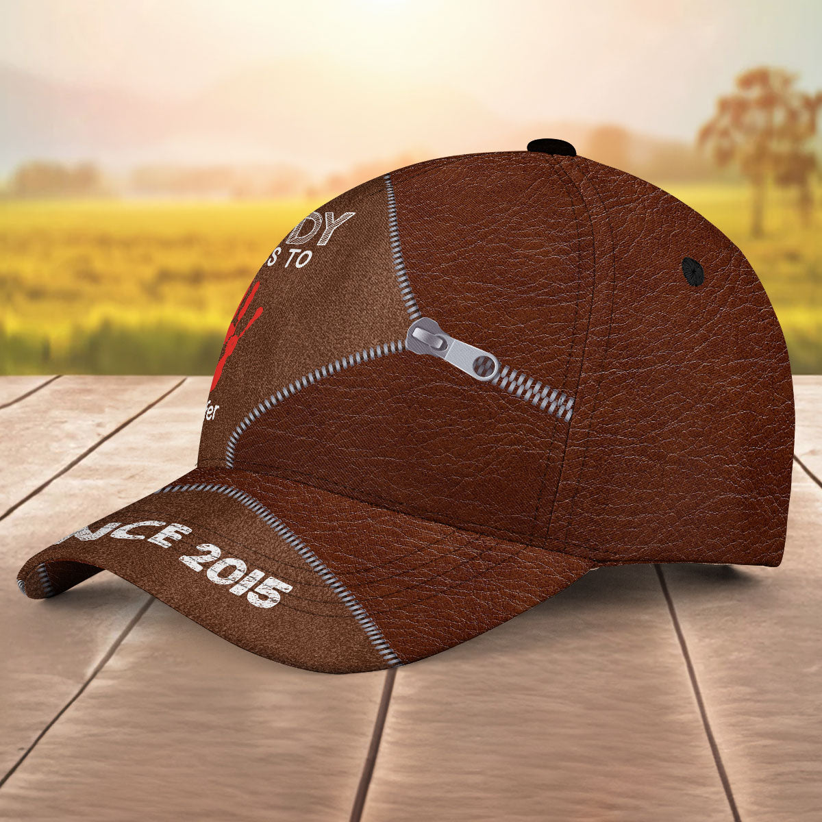 This Grandpa Belongs To - Personalized Classic Cap