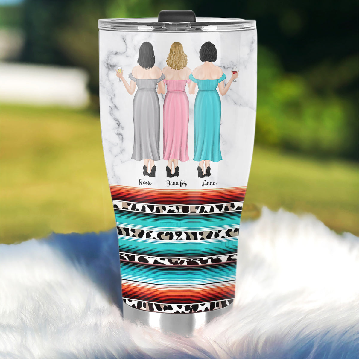 Like Mother Like Daughter Leopard - Personalized Custom Tumbler