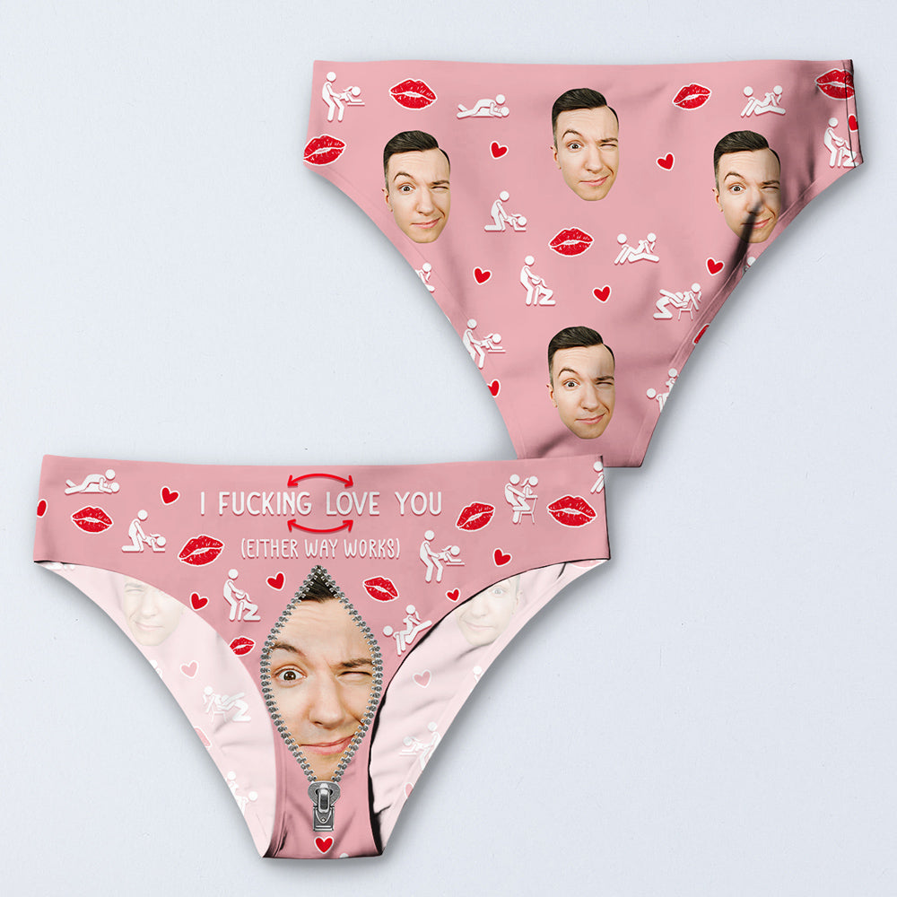 I Love You - Personalized Women Briefs