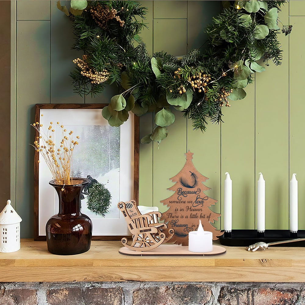 Heaven In Our Home - Personalized Custom Candle Holder