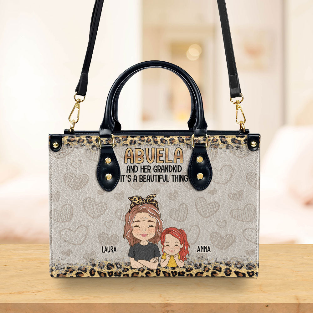 It Is A Beautiful Thing - Personalized Custom Leather Bag