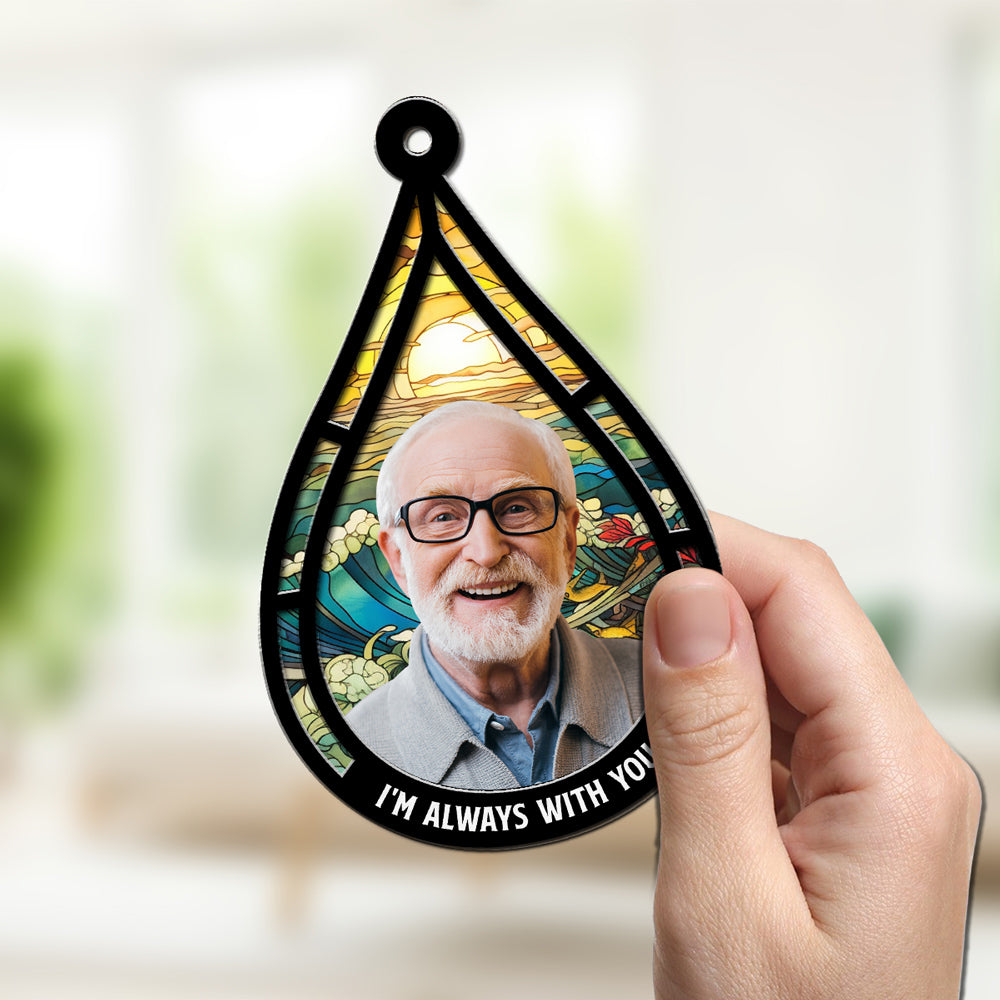 Memorial Teardrop Gift - Personalized Custom Suncatcher