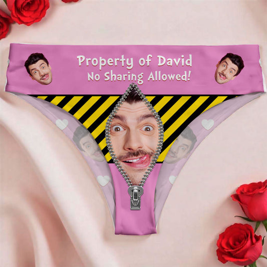 No Sharing Allowed - Personalized Women Briefs