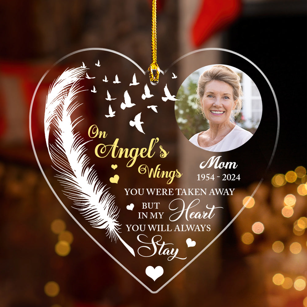 Wings Of Angel - Personalized Custom Acrylic Ornament