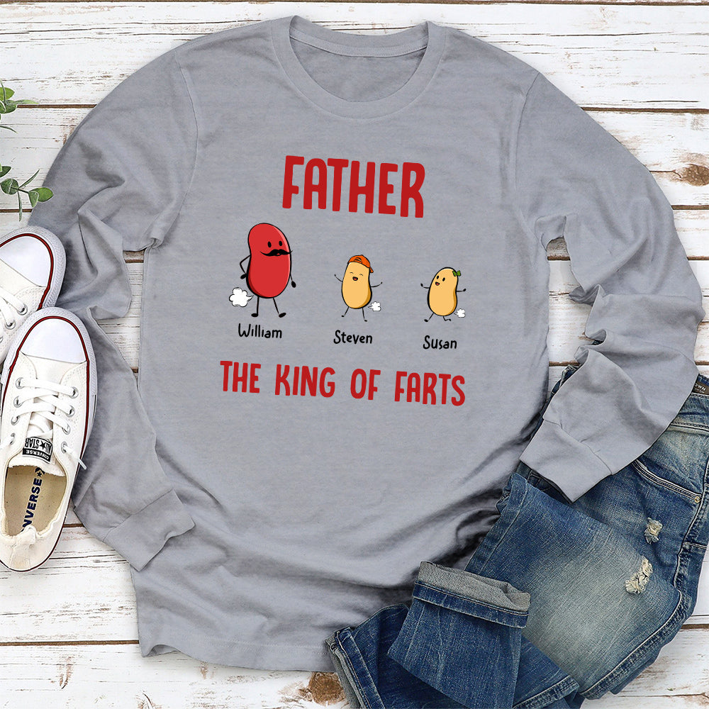 The King Of Farts - Personalized Custom Shirt