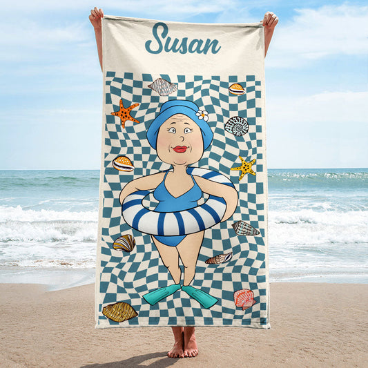 Enjoy Your Summer - Personalized Custom Beach Towel