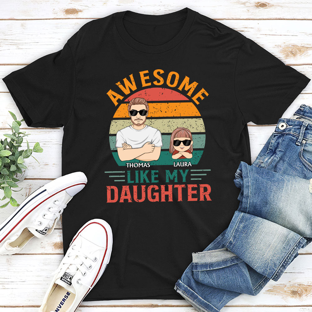 Awesome Like My Kids - Personalized Custom Shirt