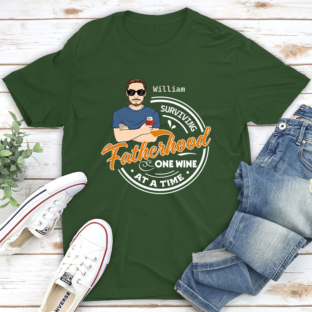 Surviving Fatherhood - Personalized Custom Shirt