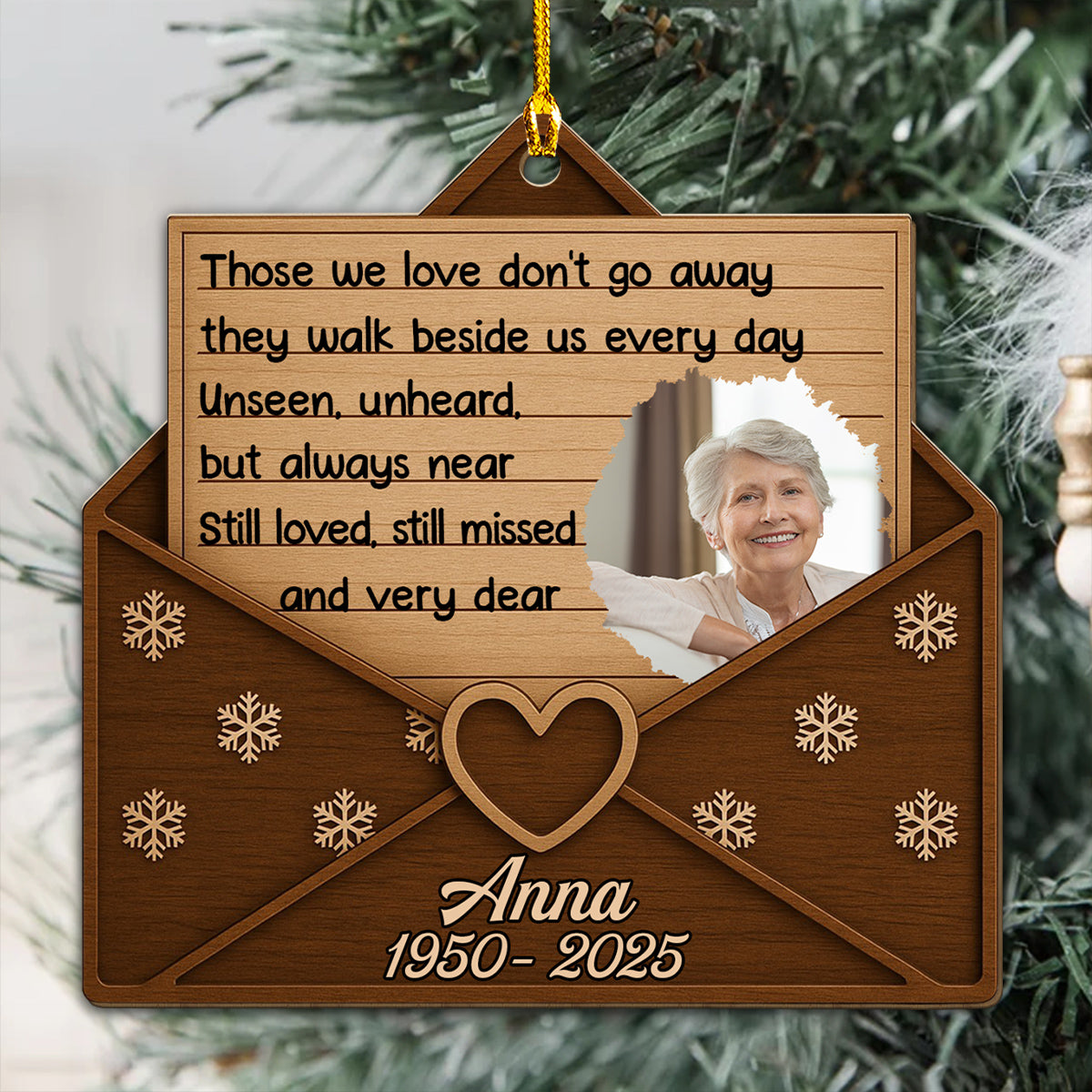 Very Dear - Personalized Custom Wood Ornament