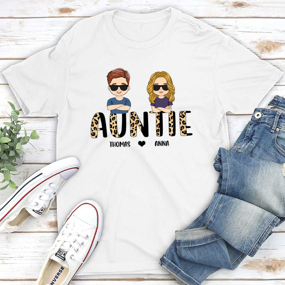 Leopard Momma Title - Personalized Custom Unisex T-shirt