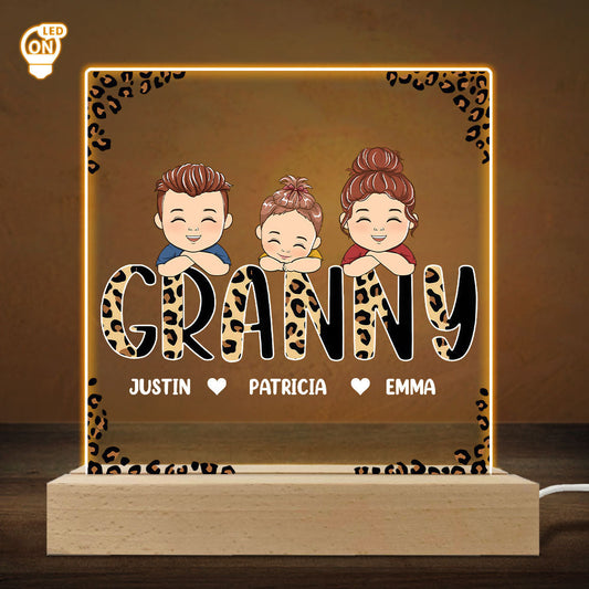 Leopard Nana Title - Personalized Custom LED Light