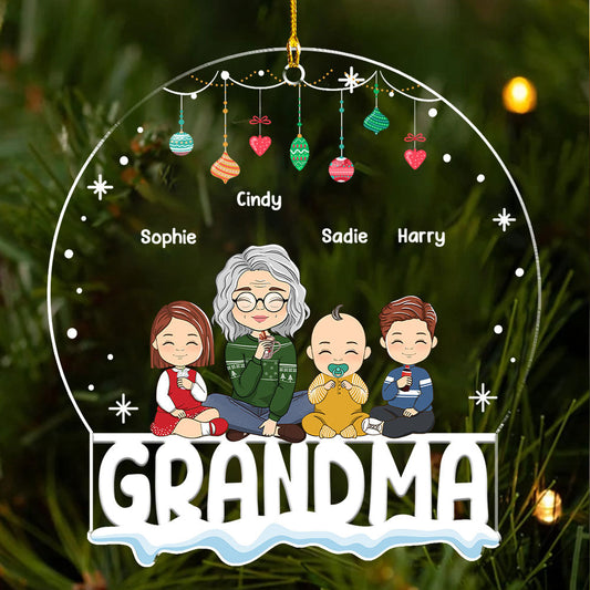 Warmly Christmas - Personalized Custom Acrylic Ornament