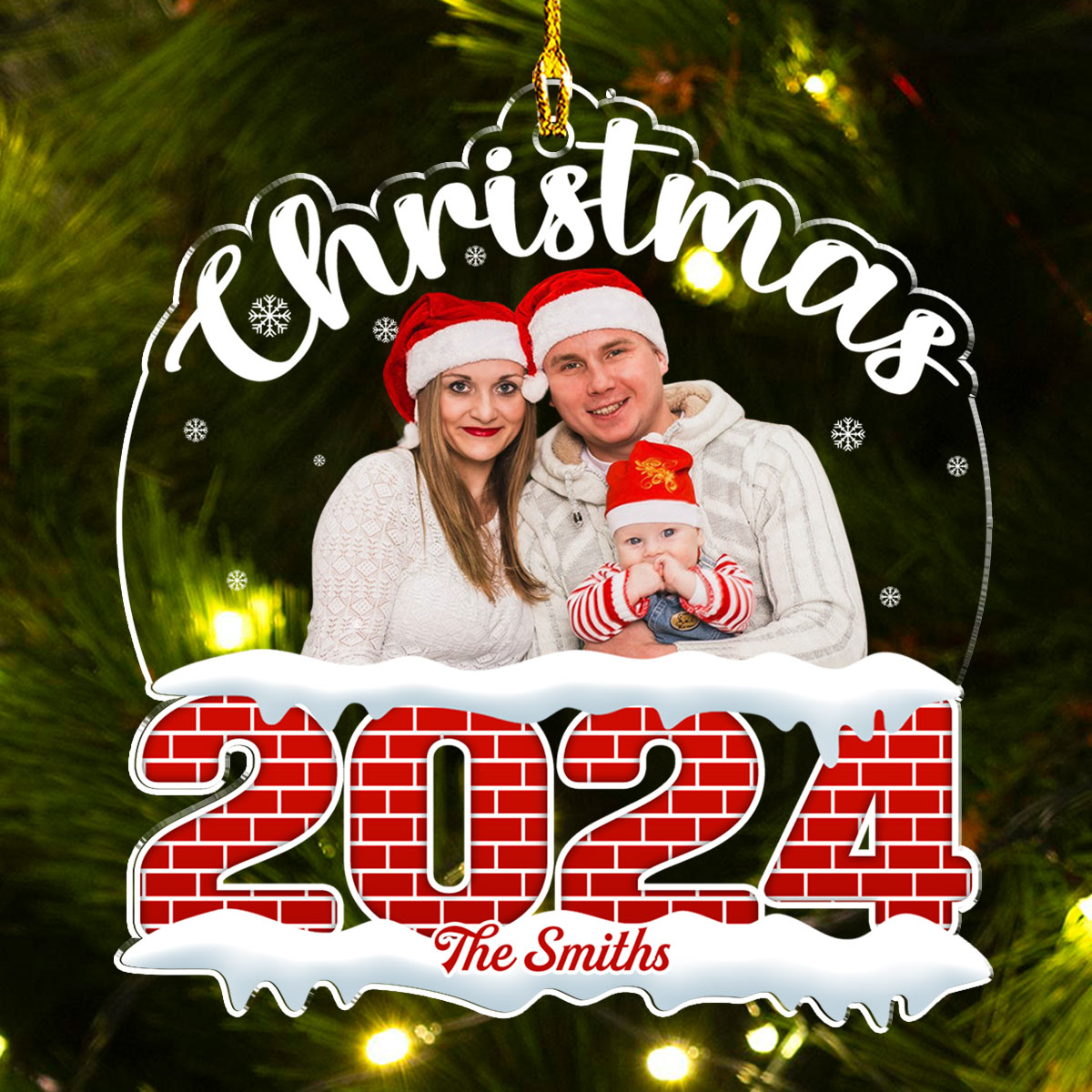 This Is Our Home - Personalized Custom Acrylic Ornament