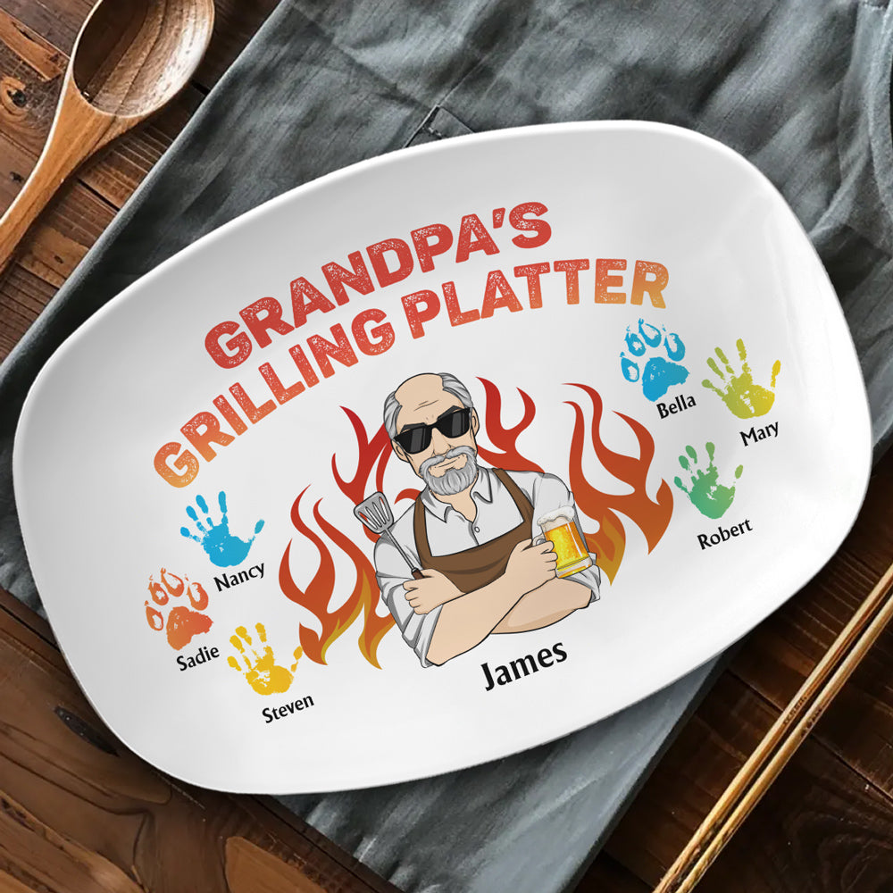 My Dad Is The Best Cook - Personalized Custom Platter