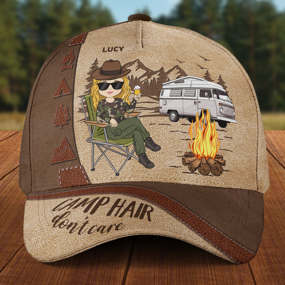 Camp Hair Don't Care - Personalized Classic Cap