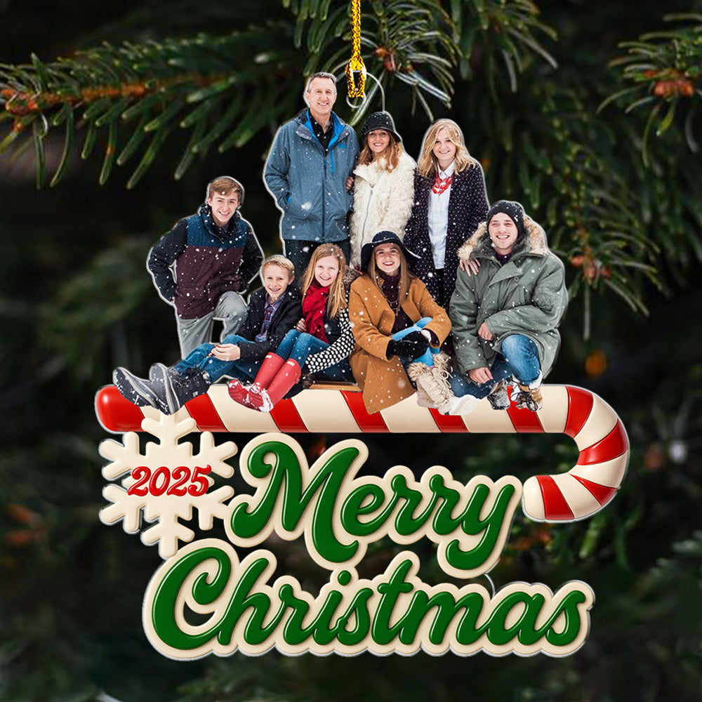 As A Family Photo - Personalized Custom Acrylic Ornament