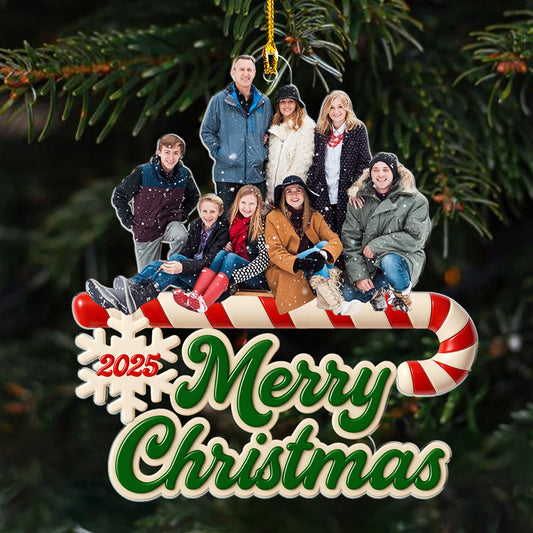 As A Family Photo - Personalized Custom Acrylic Ornament