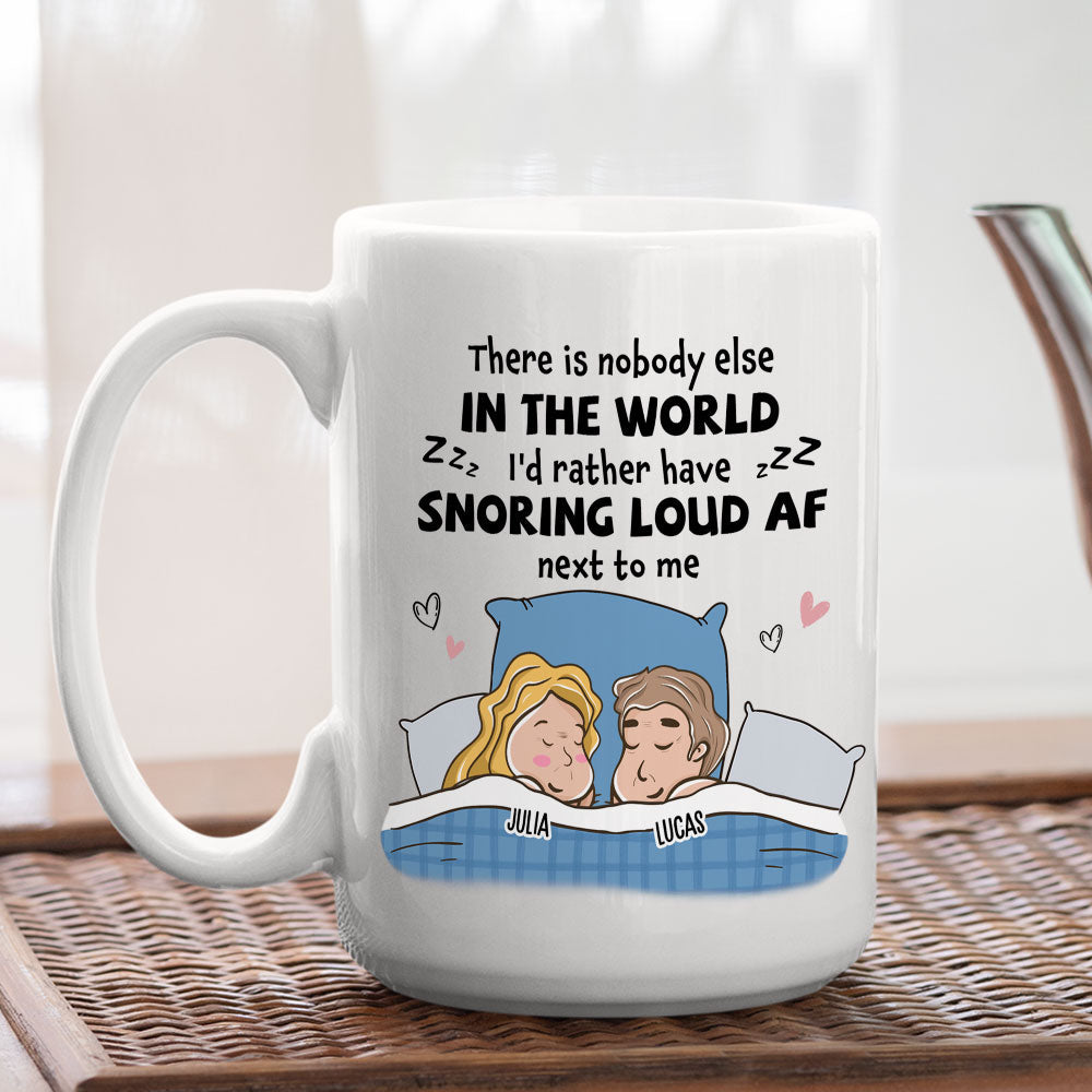 Snoring Af - Personalized Custom Coffee Mug