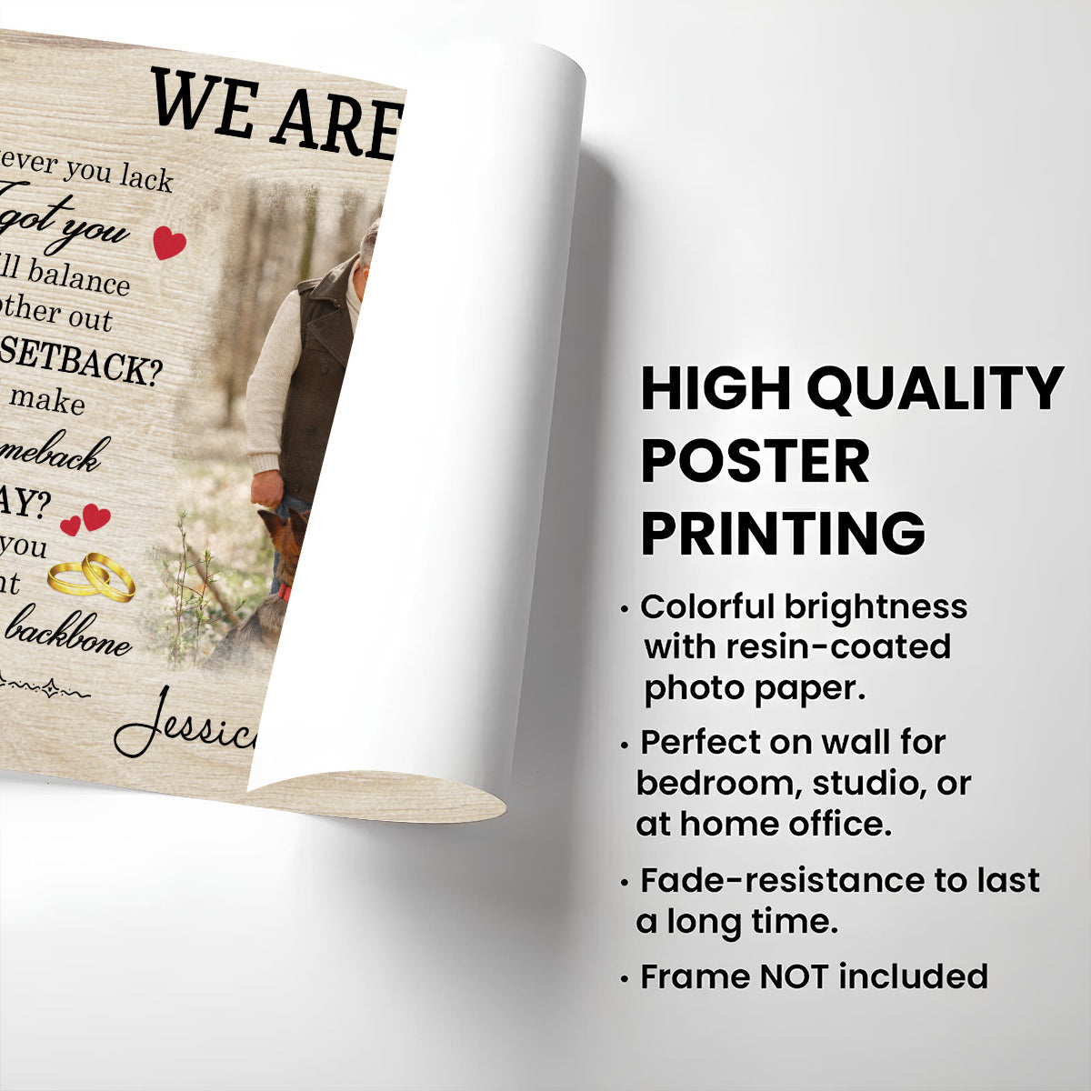 You Got Me I Got Us - Personalized Custom Poster