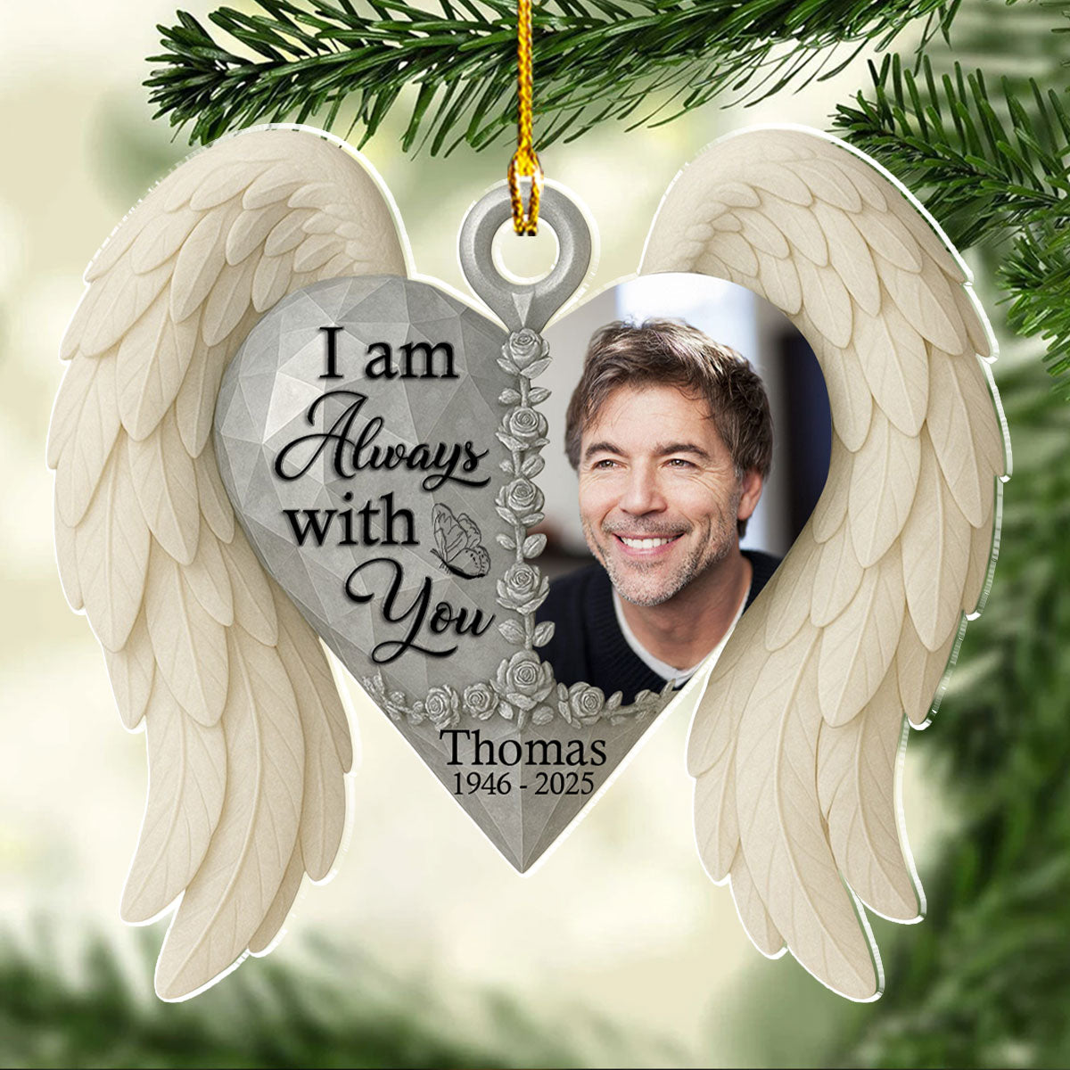 With You Forever - Personalized Custom Acrylic Ornament