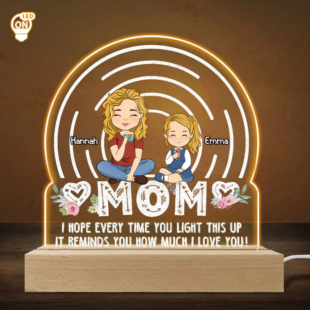 We Hope Every Time You Light This Up - Personalized Custom LED Light