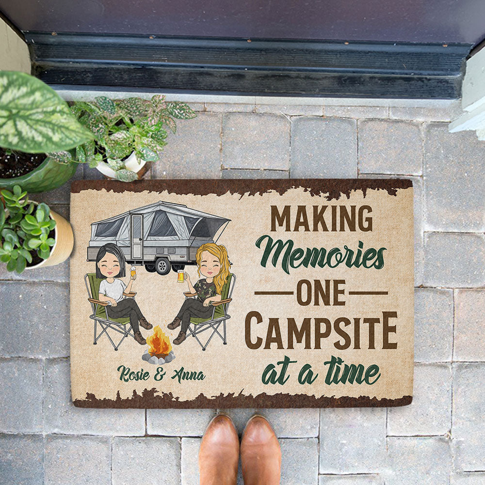 We Lived Happily - Personalized Custom Doormat