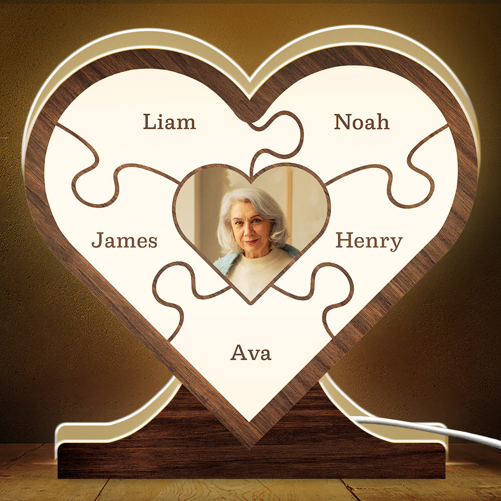 Family Mosaic - Personalized Custom Light Box