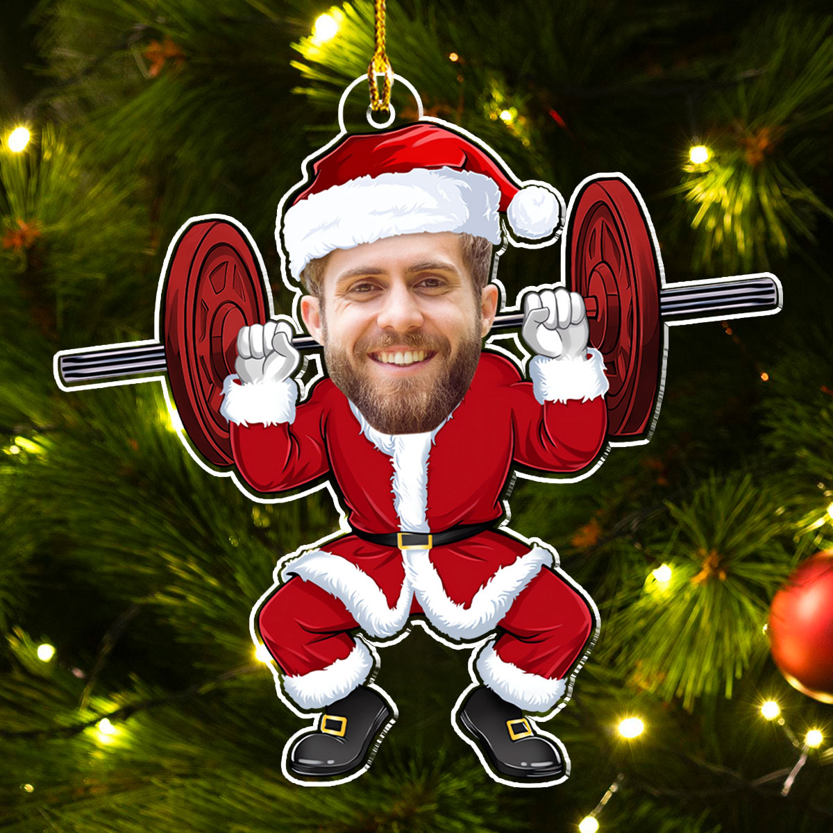 Merry Liftmas - Personalized Custom Acrylic Ornament