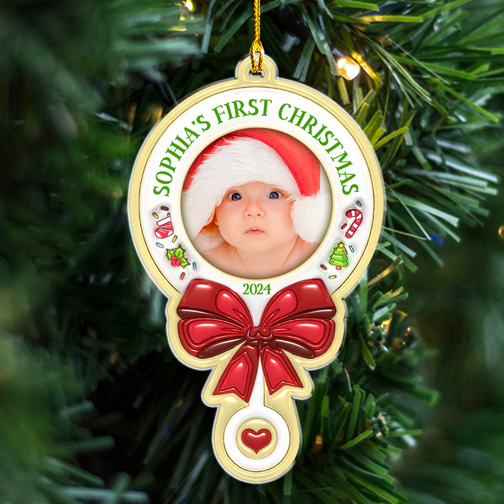Lovely Baby - Personalized Custom 3D Inflated Effect Acrylic Ornament