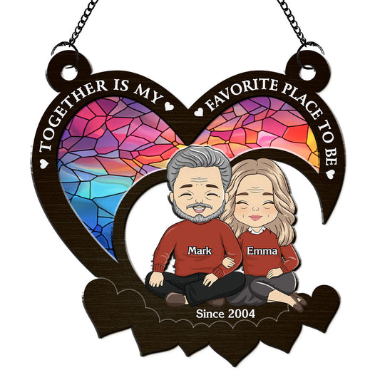 Favorite Place - Personalized Custom Suncatcher