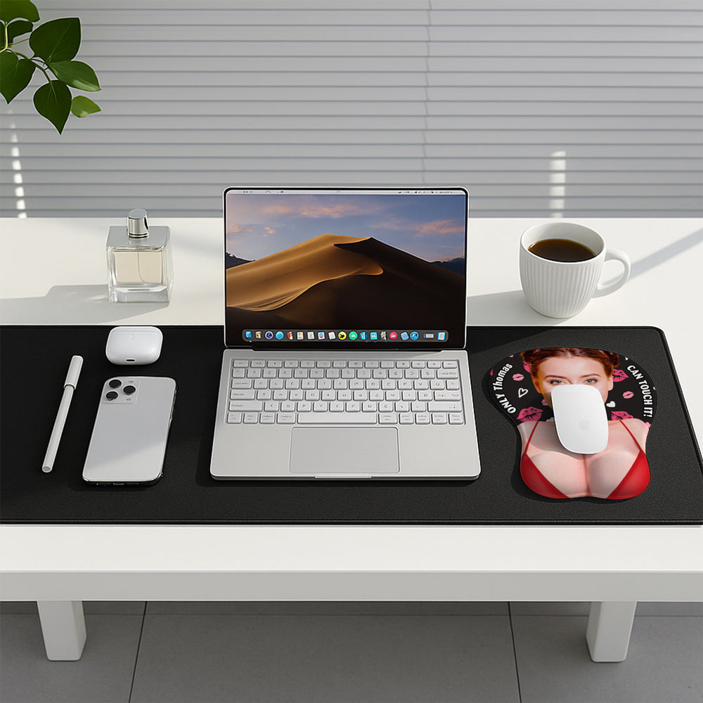 Only You Can Touch - Personalized Custom 3D Mouse Pad