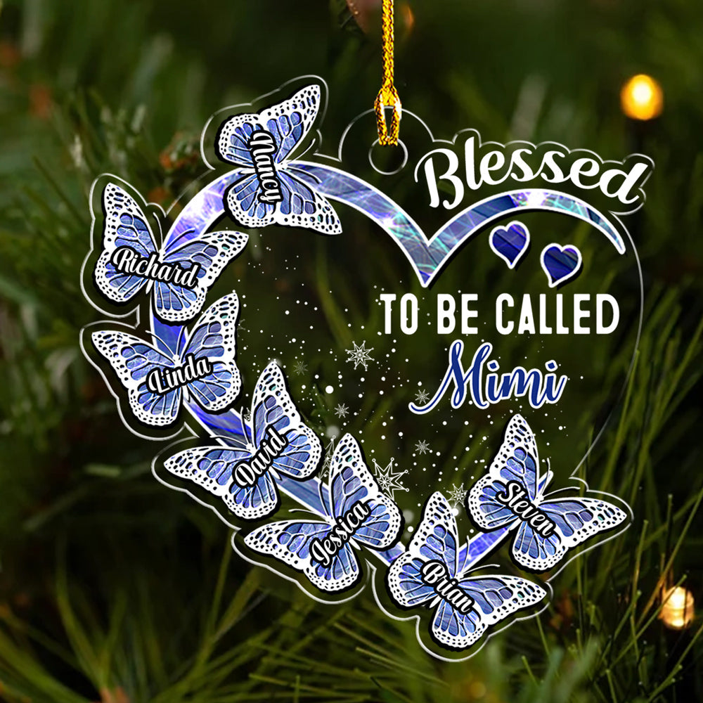 Blessed Mimi -  Personalized Custom Acrylic Ornament