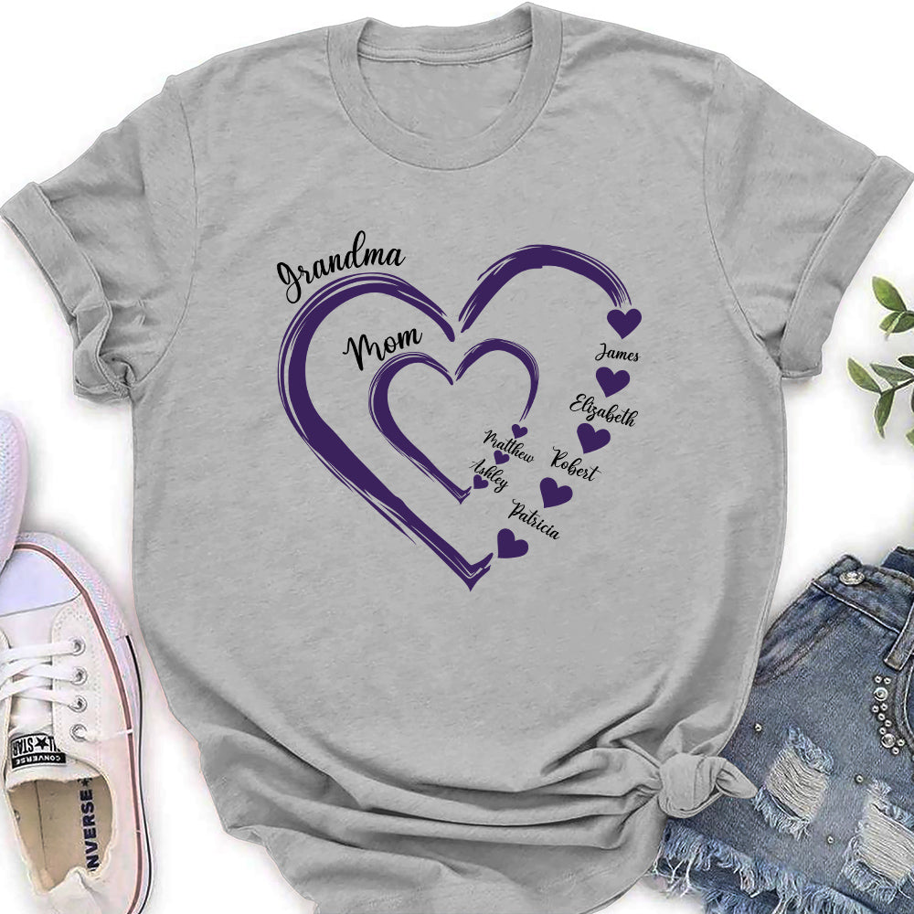 Sweethearts Of Mom - Personalized Custom Women's T-shirt
