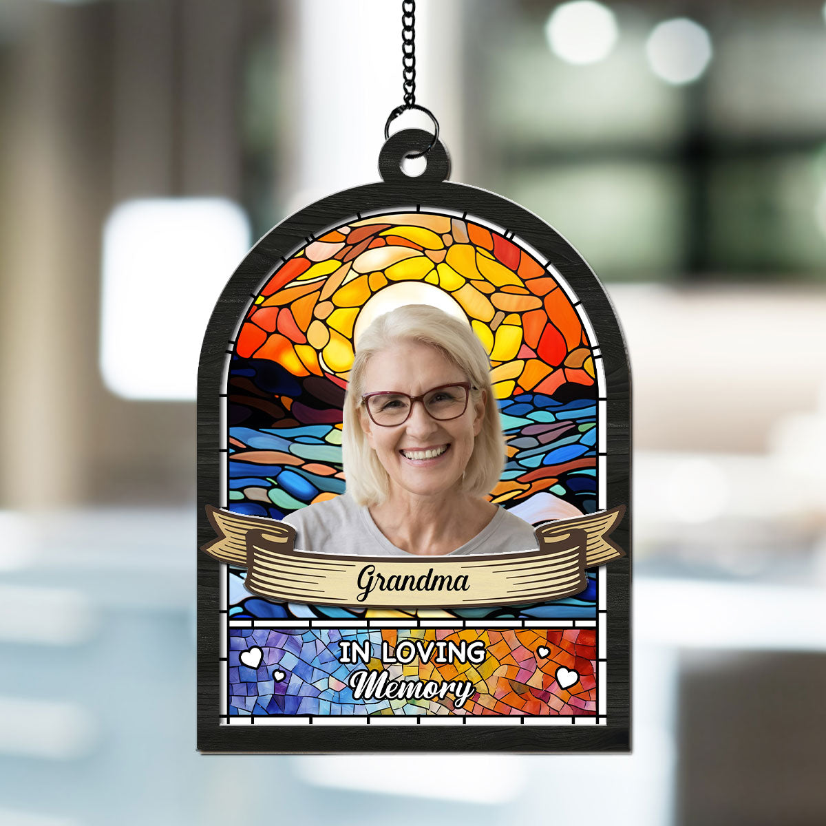 Custom Photo I Will Always Remember You - Personalized Custom Suncatcher