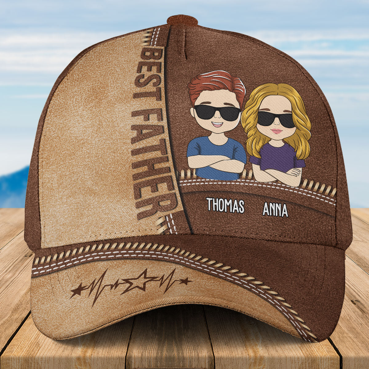 Best Dad - Personalized Classic Cap