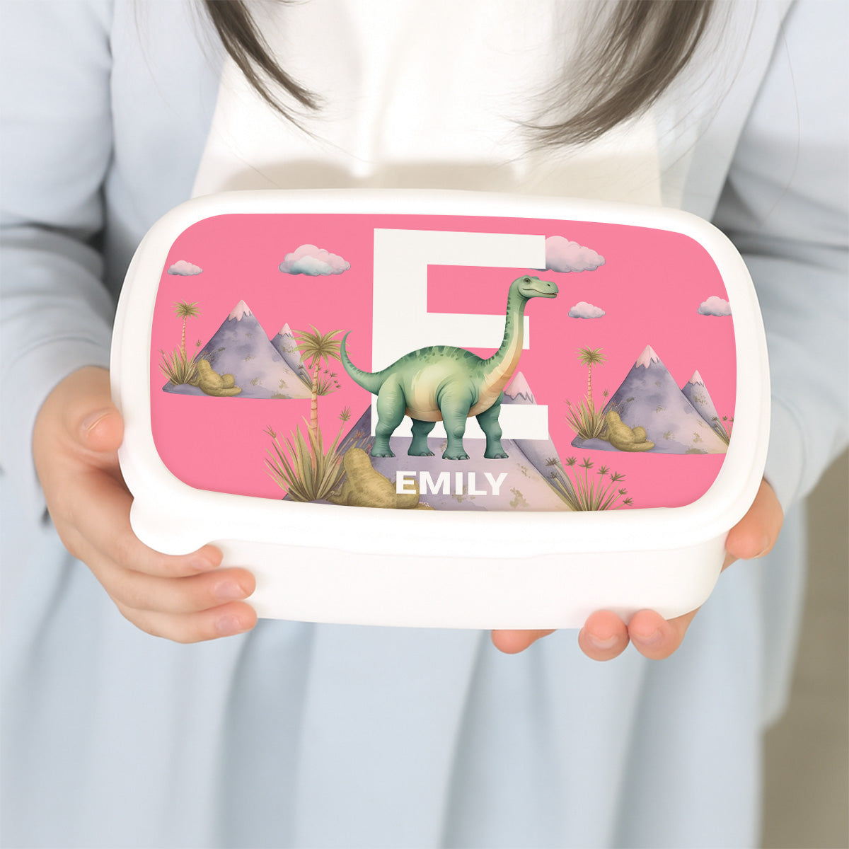 Cute Dinosaur - Personalized Custom Lunch Box