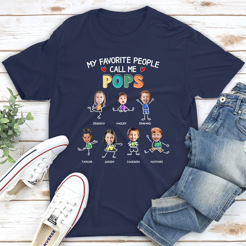 Call Me Grandpa - Personalized Custom Shirt