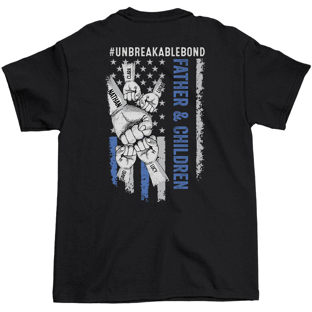 Father Son Unbreakable Bond - Personalized Custom Shirt