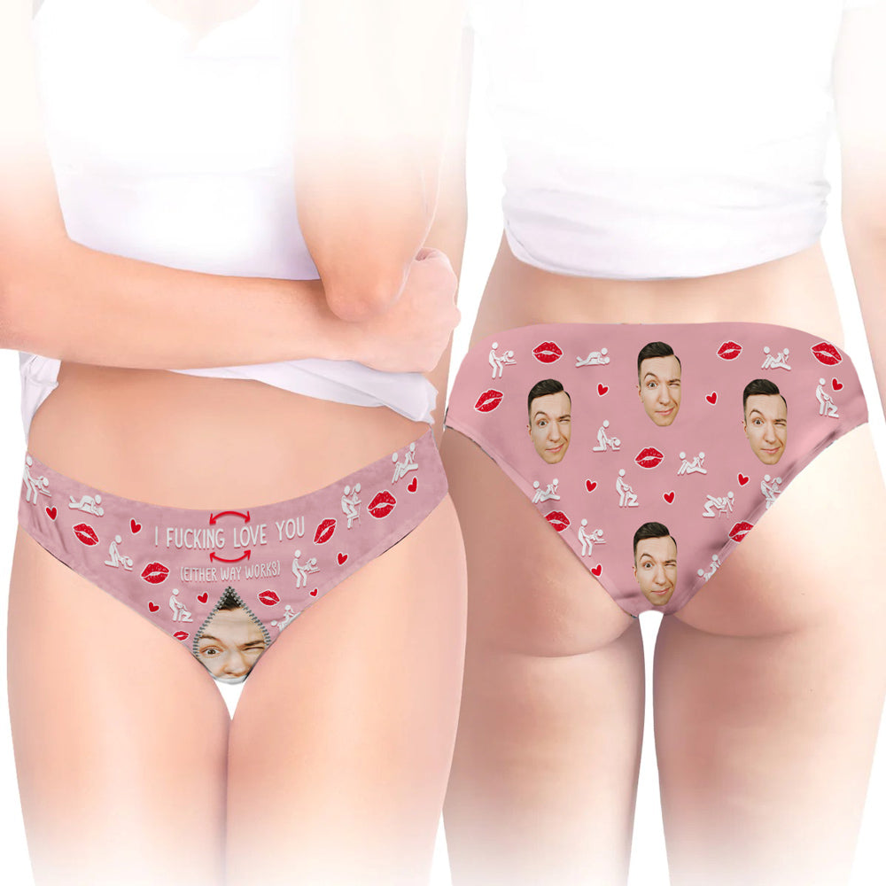 I Love You - Personalized Women Briefs