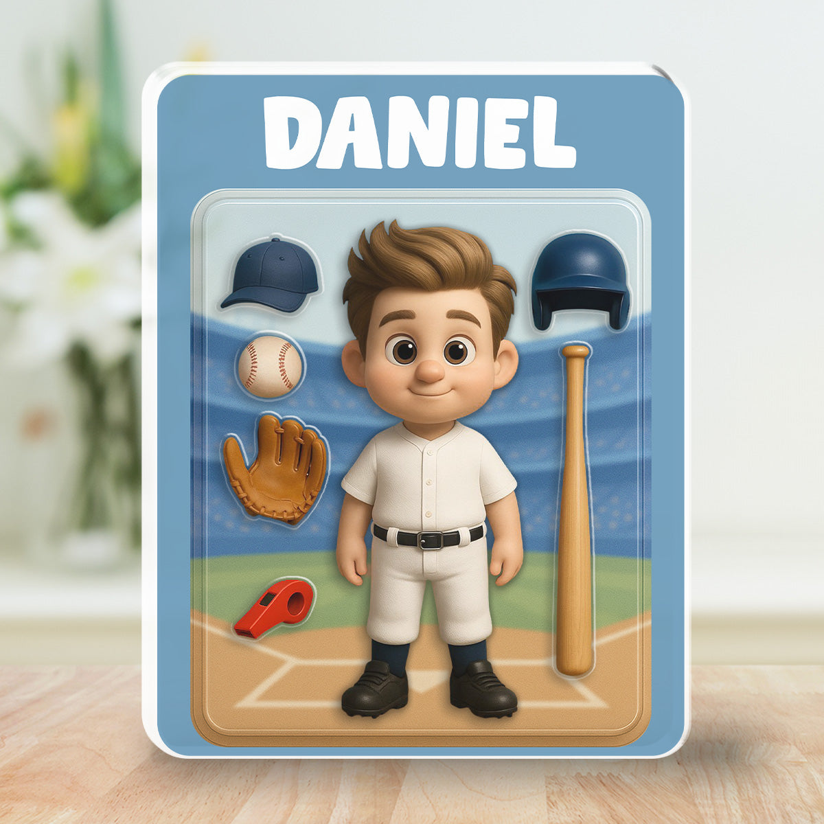 Baseball Kid - Personalized Custom Acrylic Plaque