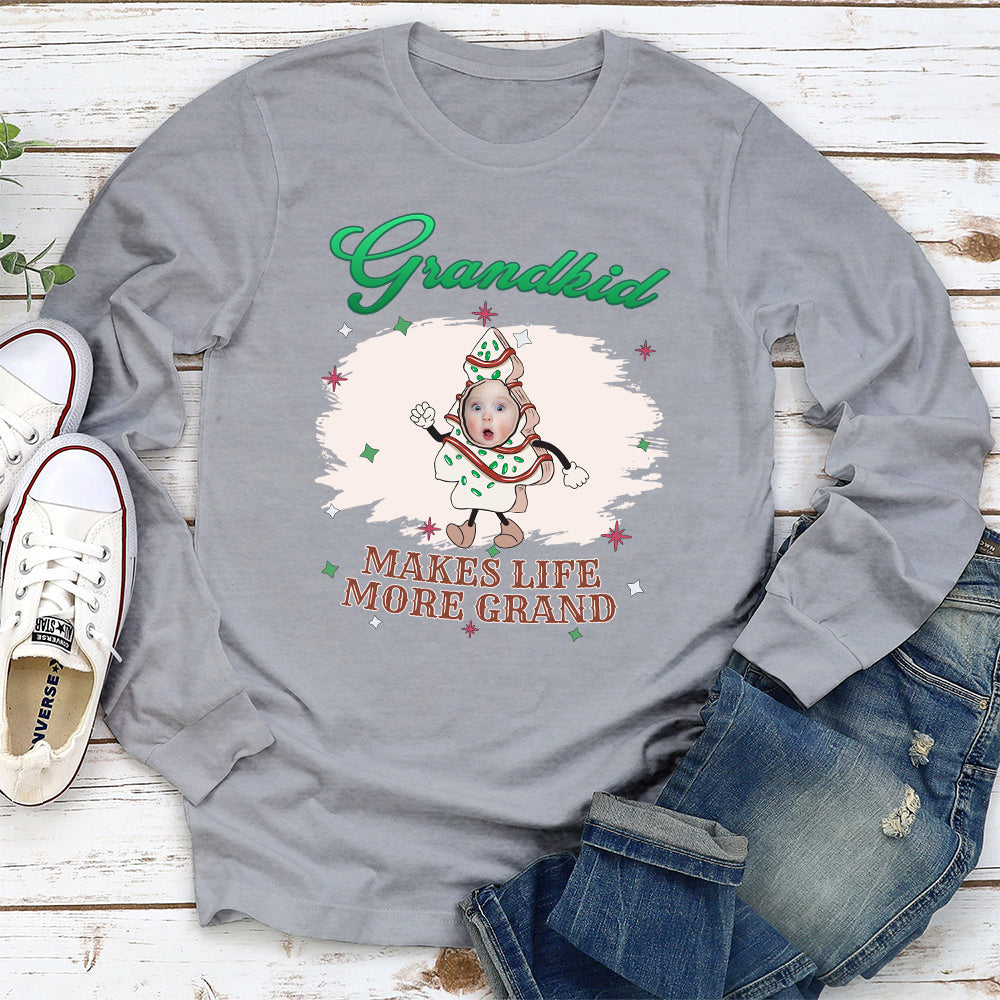 Grandkid Christmas Cake - Personalized Custom Shirt