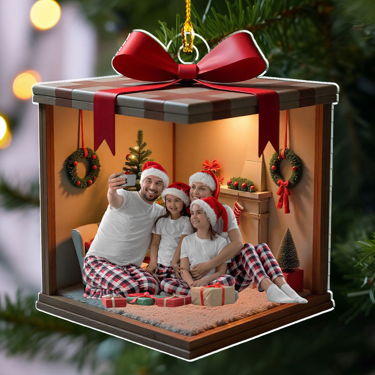 One Family 2025 - Personalized Custom Acrylic Ornament