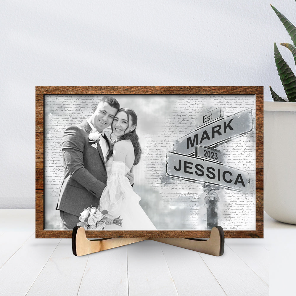 I Need You Because I Love You - Personalized Wooden Plaque