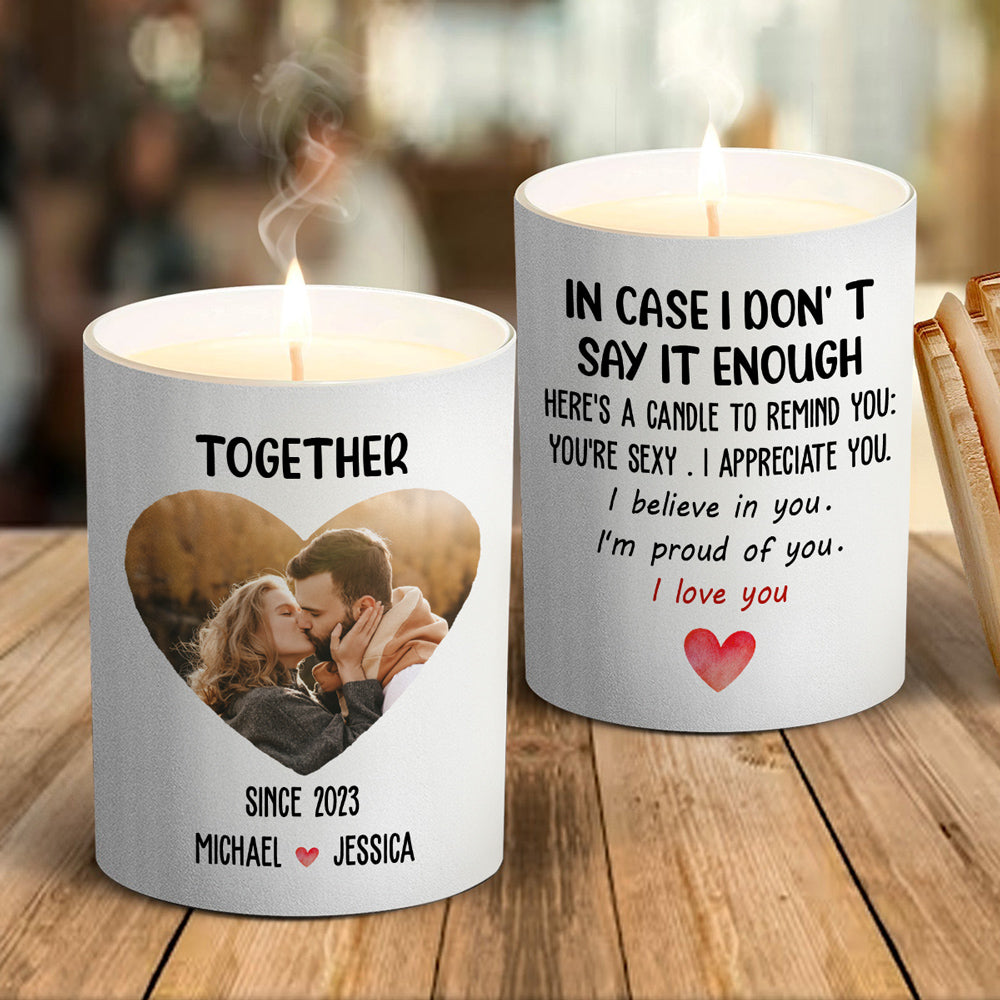 I Am Proud Of You - Personalized Custom Candle