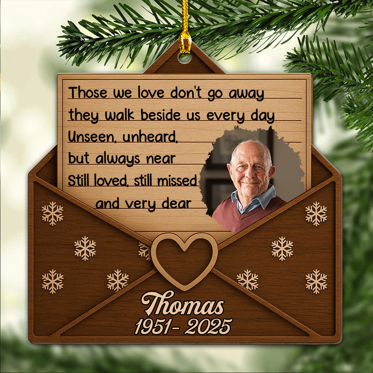 Very Dear - Personalized Custom Wood Ornament