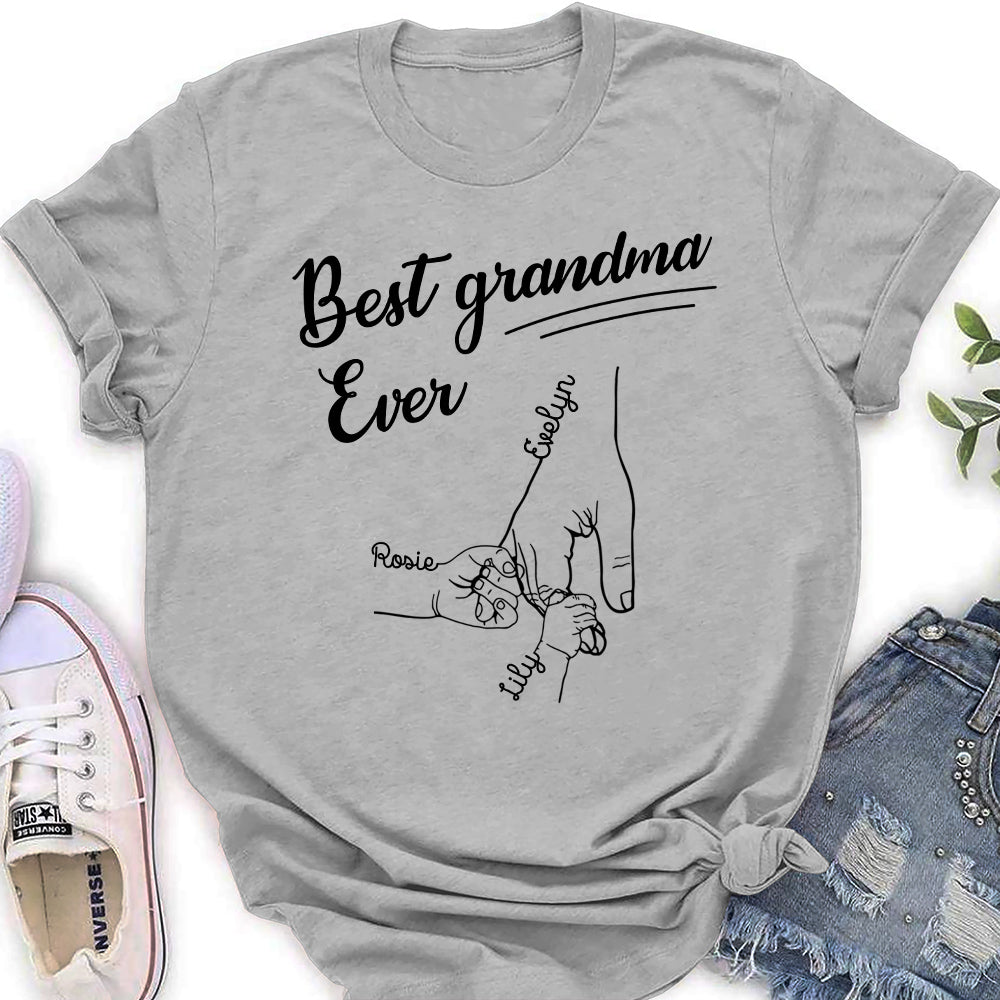 The Best Grandma Ever - Personalized Custom Shirt