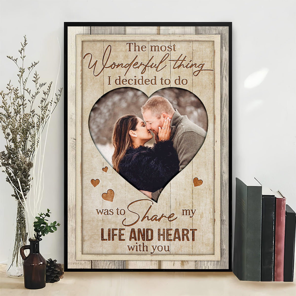 Couple Life And Heart - Personalized Custom Poster