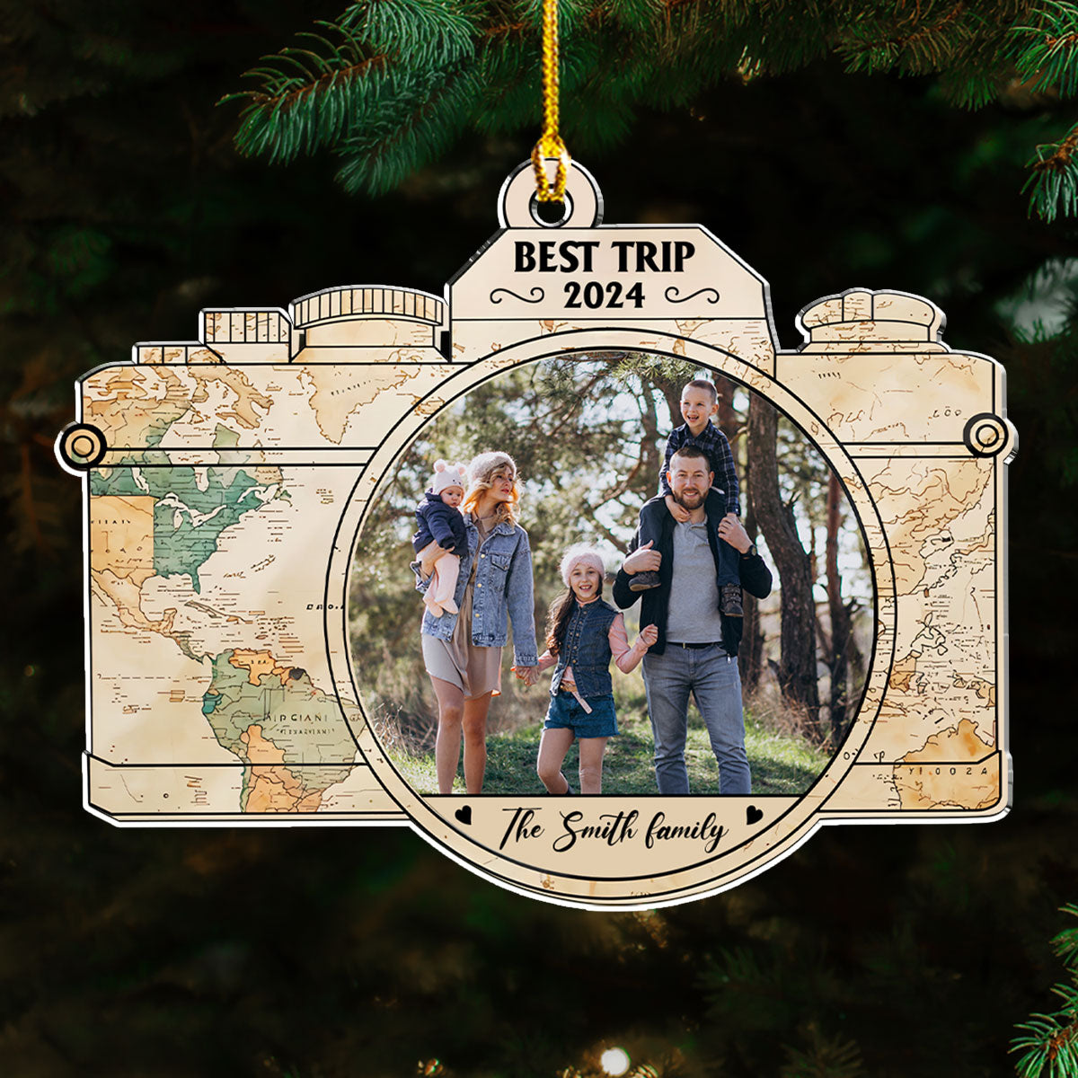 Adventure Ornament - Personalized Custom Acrylic Ornament