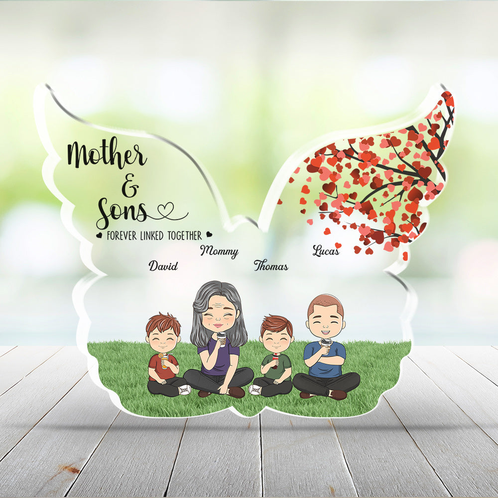 Forever Linked Together - Personalized Custom Acrylic Plaque