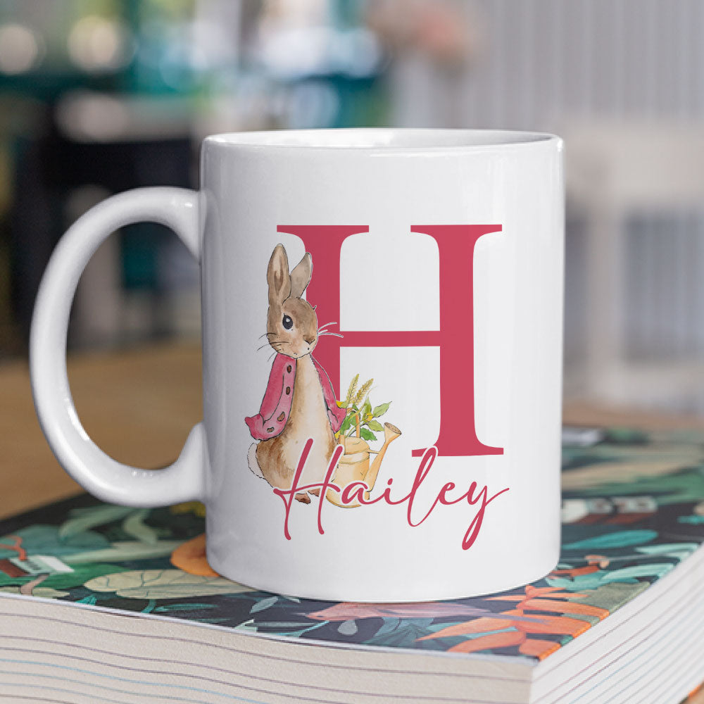 Gnome Bunny Rabbit - Personalized Custom Coffee Mug
